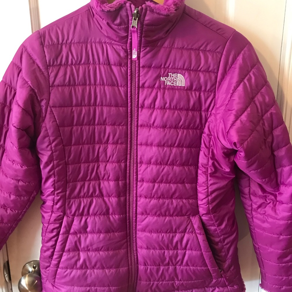 Girls Reversible North Face Coat